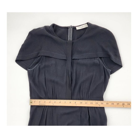 SANDRO Sleeveless Cape Shirt Dress - Picture 6 of 8